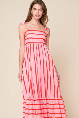 SPEAK NOW WOVEN MIDI DRESS - By Baano