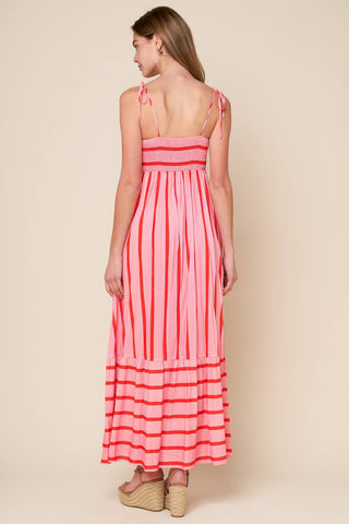 SPEAK NOW WOVEN MIDI DRESS - By Baano