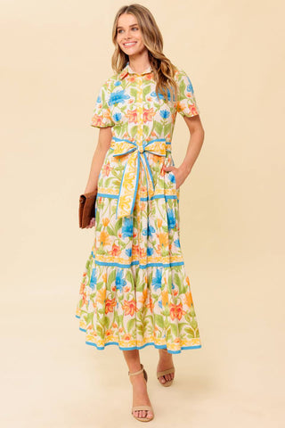 FOR THE MOMENT IVORY WOVEN MIDI DRESS - By Baano