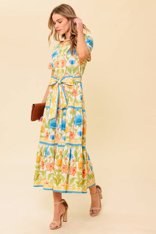 FOR THE MOMENT IVORY WOVEN MIDI DRESS - By Baano