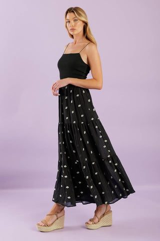 FADE INTO YOU WOVEN MIDI DRESS - By Baano