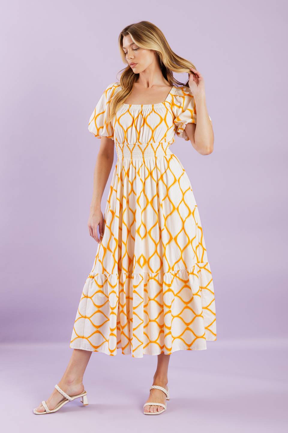 ICONIC SUMMER WOVEN MIDI DRESS - By Baano