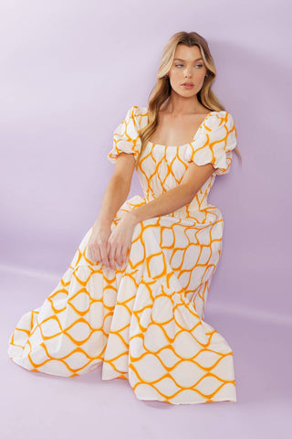 ICONIC SUMMER WOVEN MIDI DRESS - By Baano