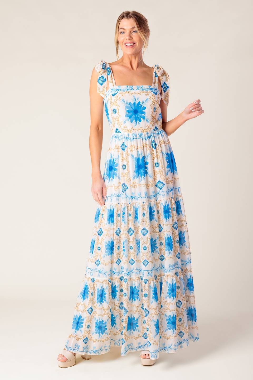 MY DEBUT WOVEN MAXI DRESS - By Baano