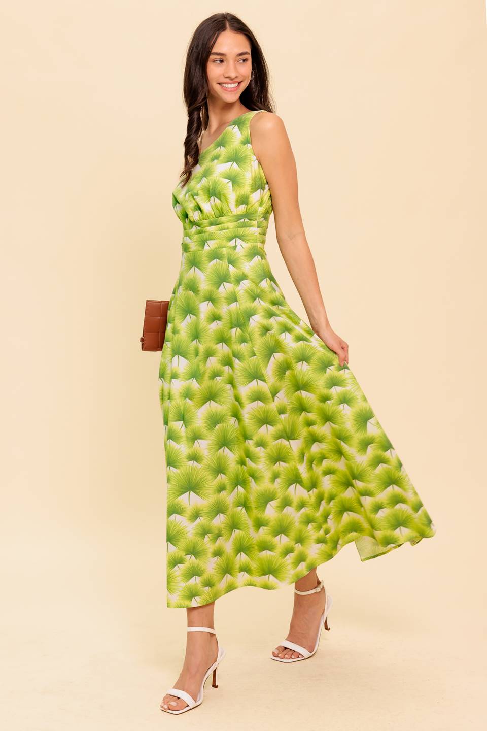 WALK IN THE GARDEN WOVEN MDI DRESS - By Baano