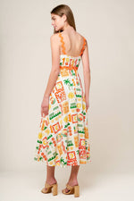 ROAMING AROUND WOVEN MIDI DRESS - By Baano