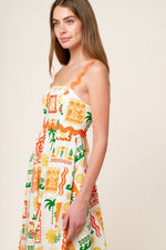 ROAMING AROUND WOVEN MIDI DRESS - By Baano