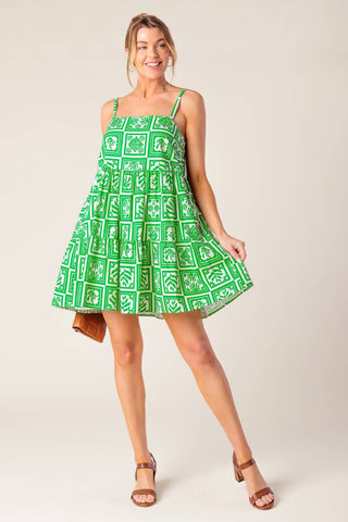 A WORLD FULL OF WONDER WOVEN MINI DRESS - By Baano