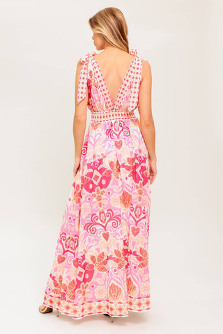 LEACE IT TO FATE WOVEN MAXI DRESS - By Baano
