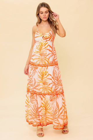 MAGICAL MAGNETISM WOVEN MAXI DRESS - By Baano