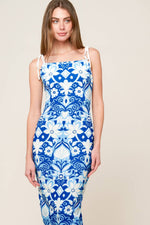 IN THE COUNTRYSIDE WOVEN MIDI DRESS - By Baano