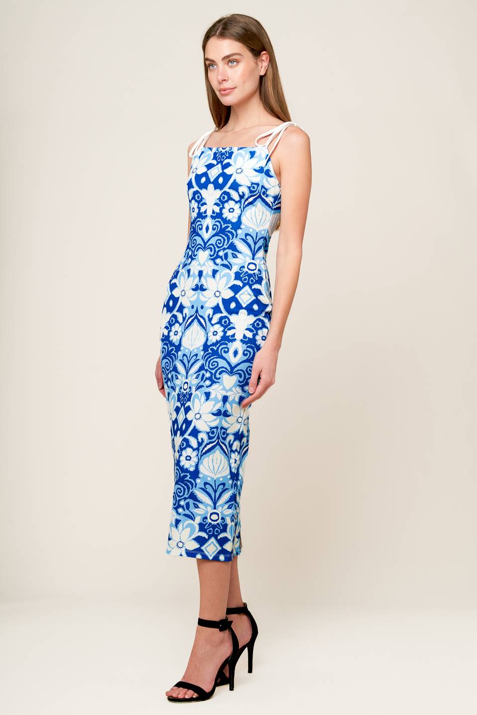 IN THE COUNTRYSIDE WOVEN MIDI DRESS - By Baano