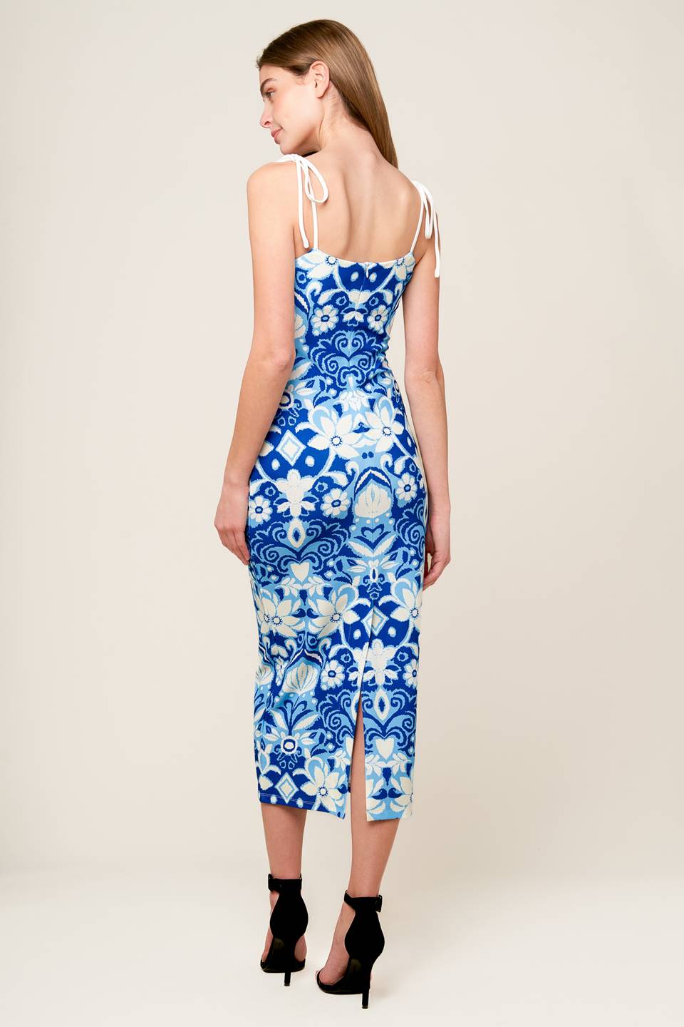 IN THE COUNTRYSIDE WOVEN MIDI DRESS - By Baano