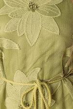 IN MY FREE TIME WOVEN LACE MIDI DRESS - By Baano