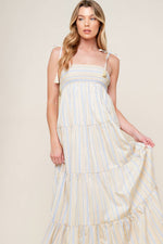 WAVES OF LIFT WOVEN MAXI DRESS - By Baano