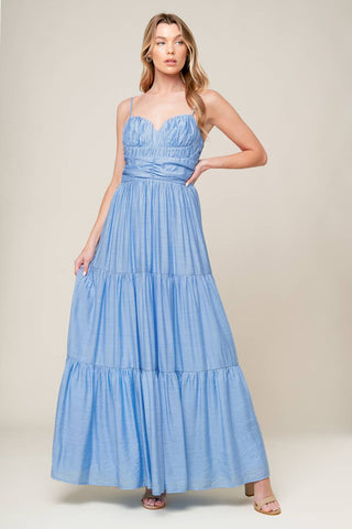 MOMENT MAKER WOVEN MAXI DRESS - By Baano