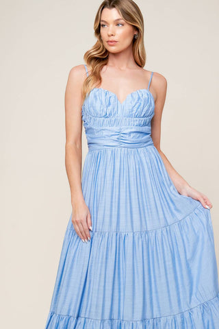 MOMENT MAKER WOVEN MAXI DRESS - By Baano