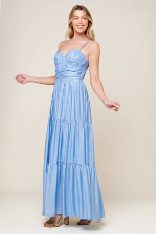 MOMENT MAKER WOVEN MAXI DRESS - By Baano