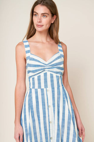 LUSH WITH LIFE WOVEN MIDI DRESS - By Baano
