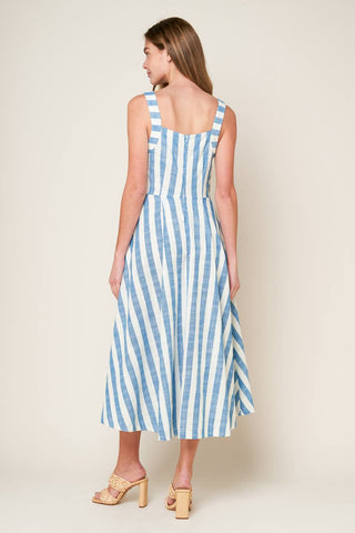 LUSH WITH LIFE WOVEN MIDI DRESS - By Baano