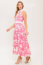WHISPER IN BLOOM WOVEN MIDI DRESS - By Baano