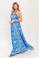 FOR THE DREAMERS BLUE WOVEN MAXI DRESS - By Baano