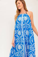 FOR THE DREAMERS BLUE WOVEN MAXI DRESS - By Baano