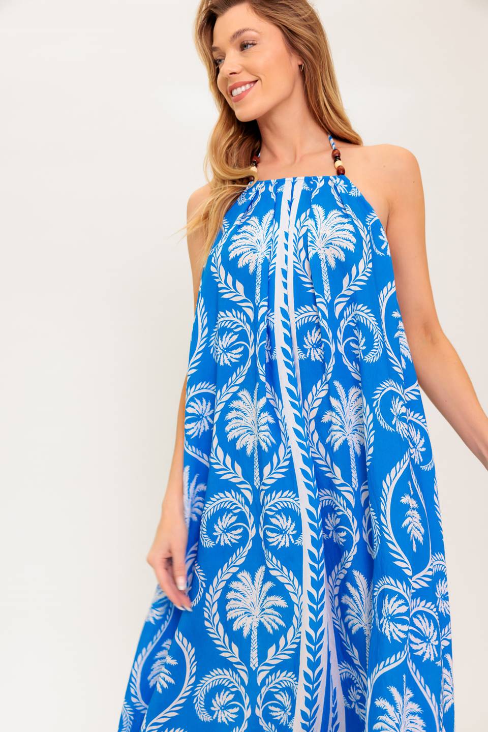 FOR THE DREAMERS BLUE WOVEN MAXI DRESS - By Baano