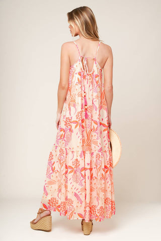 LAUREN SECRET GARDEN WOVEN MAXI DRESS - By Baano