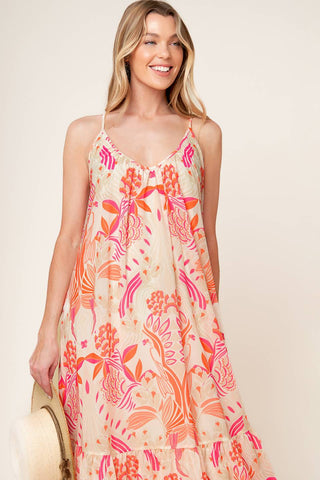 LAUREN SECRET GARDEN WOVEN MAXI DRESS - By Baano