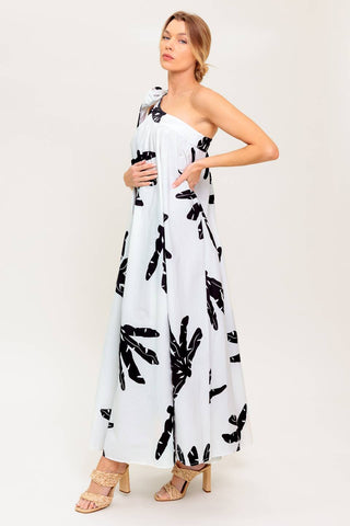 SUNSET SERENADE WOVEN MAXI DRESS - By Baano