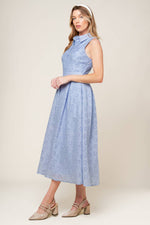 GRAND ENTRANCE WOVEN MIDI DRESS - By Baano