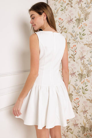 PALM PICNIC WOVEN MINI DRESS - By Baano
