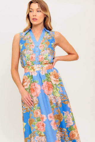 LOST IN A DREAM WOVEN MIDI DRESS - By Baano