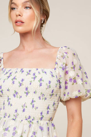 MAKING CONNECTIONS CREAM WOVEN MINI DRESS - By Baano