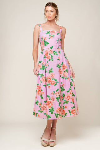 TIME FOR TEAM WOVEN MIDI DRESS - By Baano