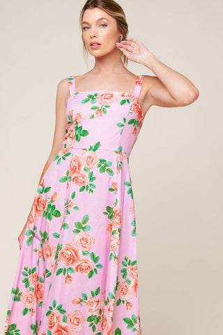 TIME FOR TEAM WOVEN MIDI DRESS - By Baano