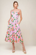 TIME FOR TEAM WOVEN MIDI DRESS - By Baano