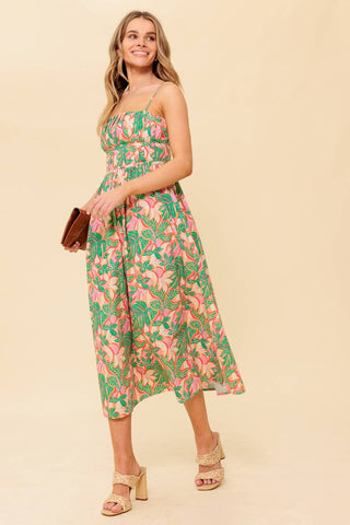 STORYTELLING WOVEN MIDI DRESS - By Baano