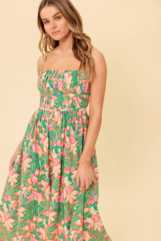 STORYTELLING WOVEN MIDI DRESS - By Baano