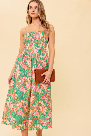 STORYTELLING WOVEN MIDI DRESS - By Baano