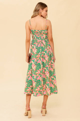 STORYTELLING WOVEN MIDI DRESS - By Baano