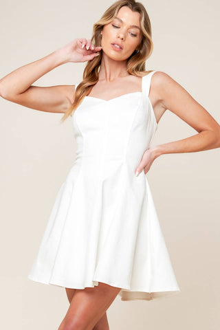 LAST YOUR CHANCE DENIM WOVEN MINI DRESS - By Baano