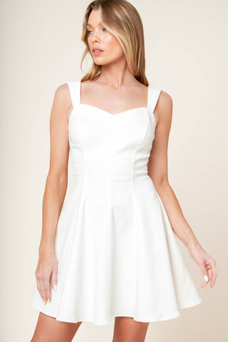 LAST YOUR CHANCE DENIM WOVEN MINI DRESS - By Baano