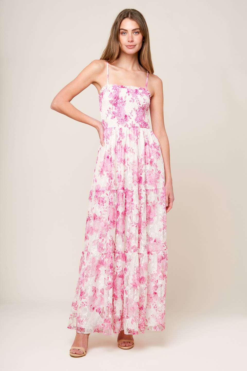 IN THIS MOMENT WOVEN LACE MAXI DRESS - By Baano