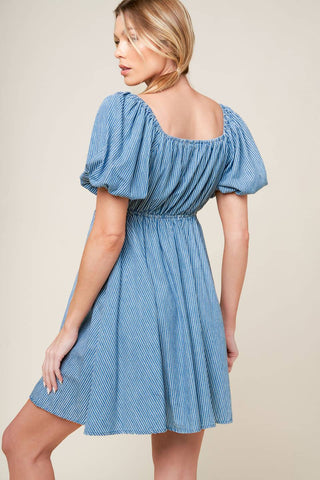 SOMETHING NICE WOVEN MINI DRESS - By Baano
