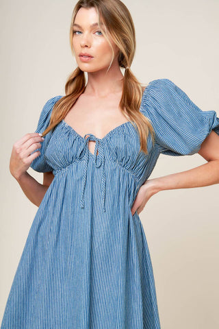 SOMETHING NICE WOVEN MINI DRESS - By Baano
