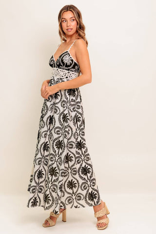 MEET ME FOR TEA WOVEN MAXI DRESS - By Baano