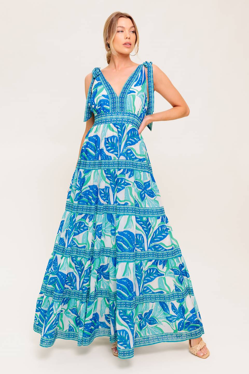 SHOW YOUR LOVE WOVEN MAXI DRESS - By Baano