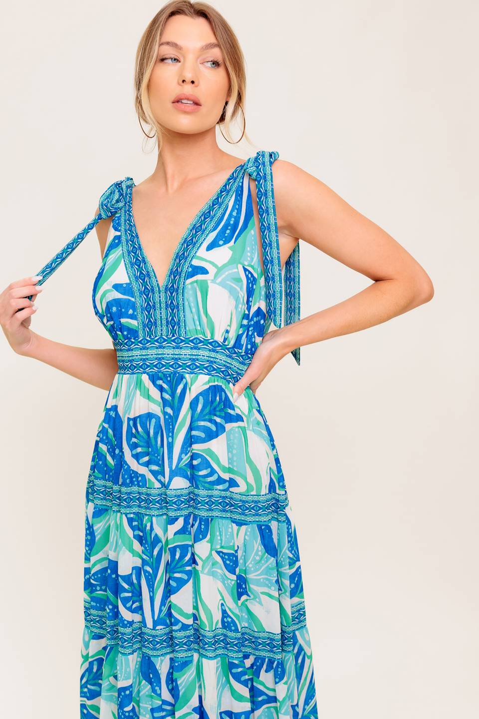 SHOW YOUR LOVE WOVEN MAXI DRESS - By Baano